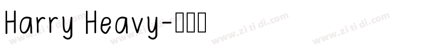Harry Heavy字体转换